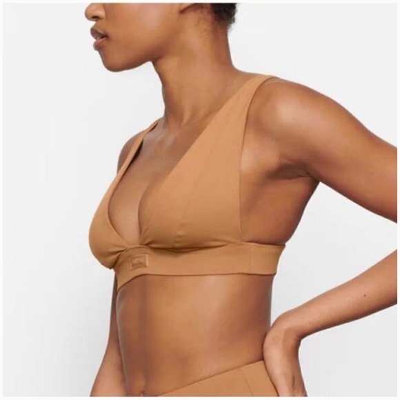 SKIMS Brown Bikini Top - Picture 3 of 6